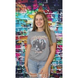 Aerosmith 1977 Tour Graphic Band Tee